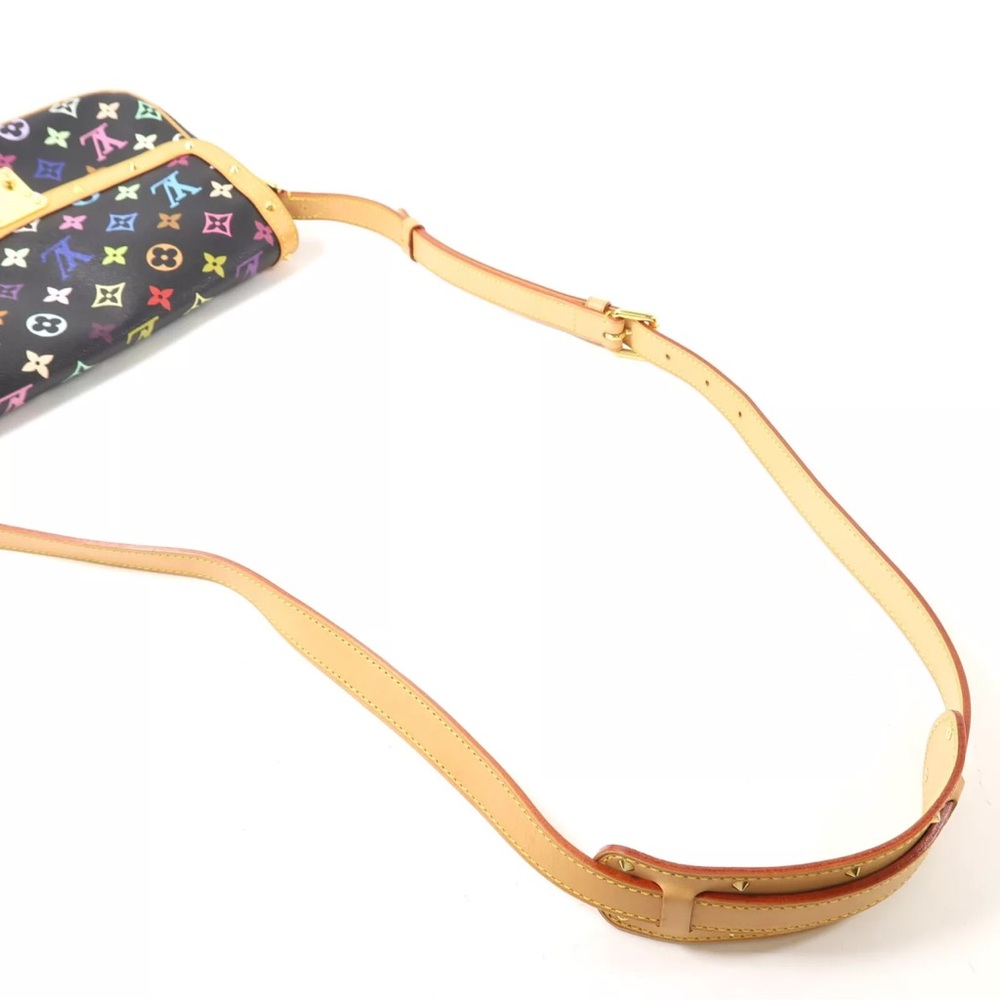 💎✨GORGEOUS✨💎LOUIS VUITTON MULTICOLOR CROSSBODY MURAKAMI SOLOGNE - Picture 7 of 10